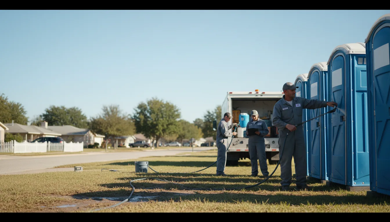 Long-Term Portable Toilet Rental in Noble, IL near me
